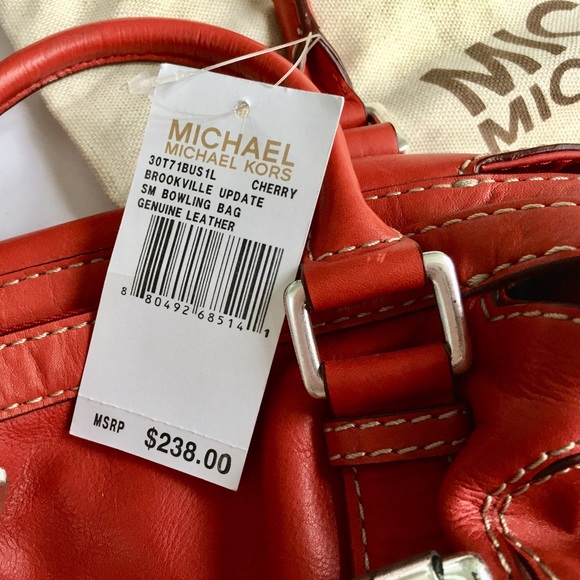 NWT MICHAEL Michael Kors ‘Brookville’ Bowling Bag - Picture 3 of 8
